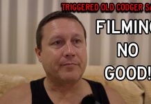 Dear Self-Appointed Camera Police, Triggered Old Codger Says Filming No Good Camera Police