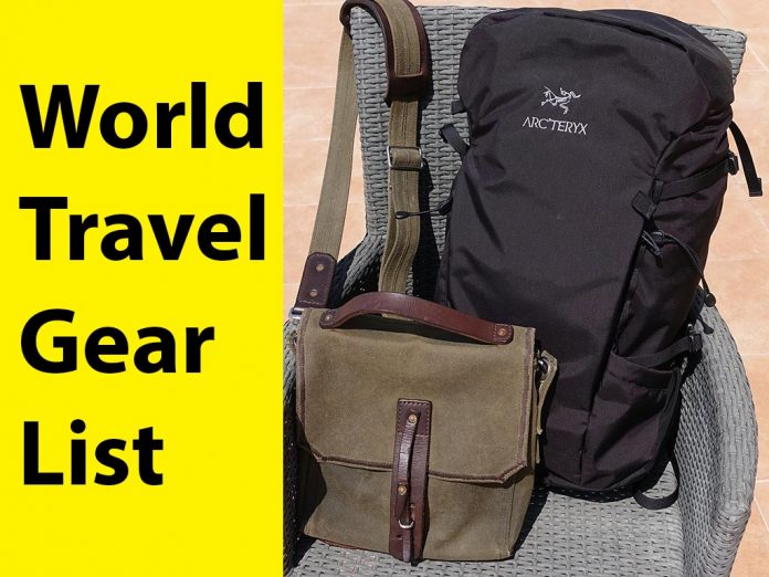 World Travel Gear List