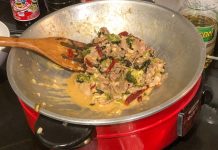 Tropical Broccoli Pork in a Lemon Butter Coconut Sauce – Overstay Road Grill – Episode 5 Tropical Broccoli Pork in Lemon Butter Coconut Sauce