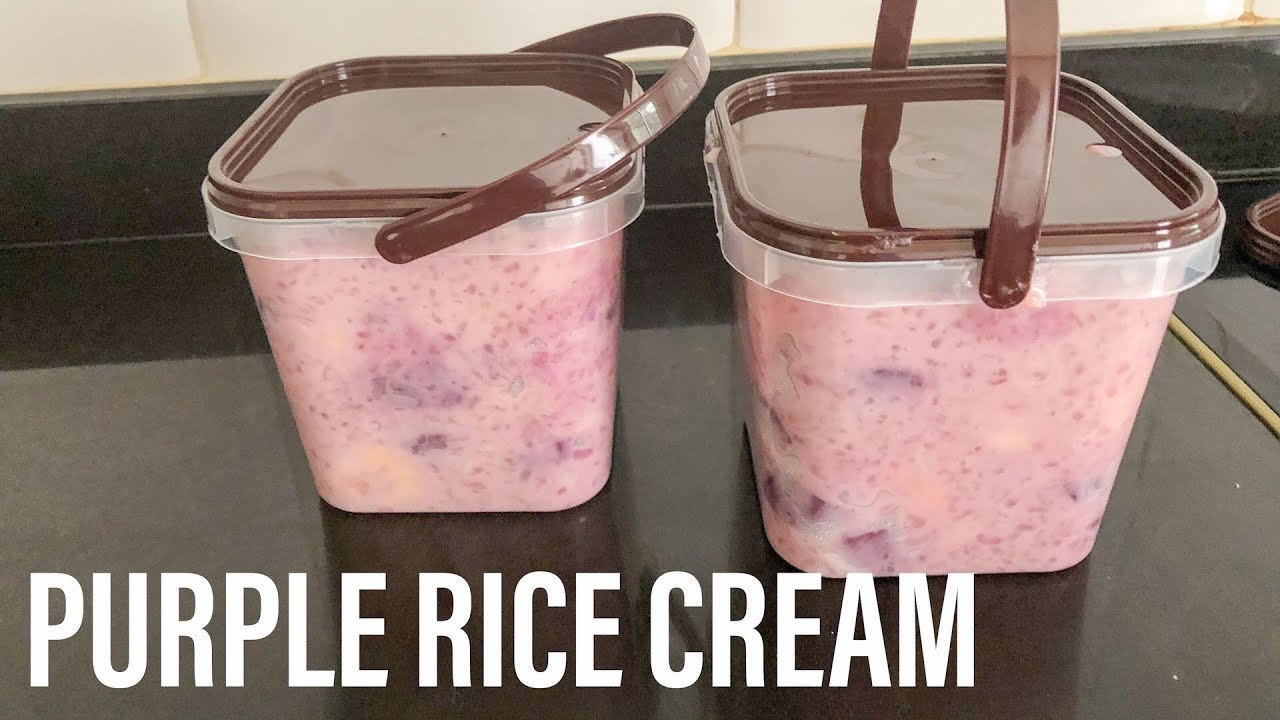 Purple Rice Cream