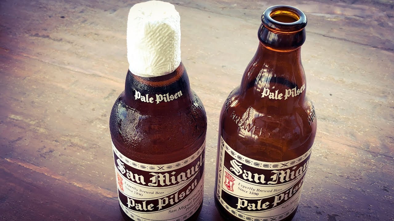 Why do they wrap a napkin around my beer in the Philippines?