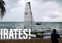 Ghost Pirates Hijack Hobie Tiger Sailboat