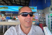 Chillin at the Beer Garden in Pattaya, Thailand