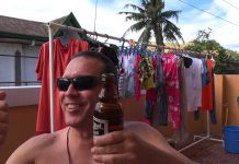 BROWNOUT – NO Electricity so I’m WORKING on My Tan, DRINKING Beer, & LISTENING to Christmas Music