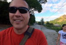 Pushing a Stroller Over the Mountain & Taking the Ladies on a Sunset River Cruise with Pork BUFFET!