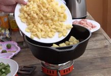 LOCKDOWN DAY 71 – Will My New Backpacking Stove Support My Cast Iron Skillet? Torture Test! #Butane I picked up a backpacking/camping stove at Ace Hardware in Subic Town.