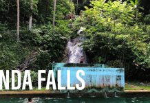 Anda Falls, Bohol, Philippines – The Waterfalls Drain into a Swimming Pool Anda Falls, Bohol, Philippines - The Waterfalls Drain into a Swimming Pool