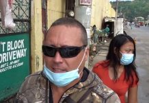 Walking with Filipina Wife #2 on a Rainy Day in Barrio Barretto Walking with Filipina Wife #2 on a Rainy Day in Barrio Barretto