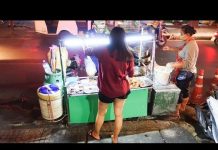 Watching People at a Fried Chicken Motorcycle Cart – Bangkok, Thailand